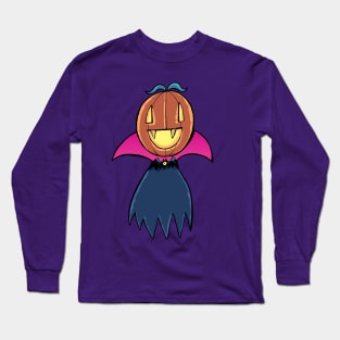 pumpkin vampire Long Sleeve T-Shirt